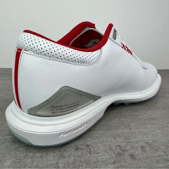 Nike Air Jordan ADG 5 Leather Golf Shoes White/Fire Red FQ7874-101 Men's Size 13